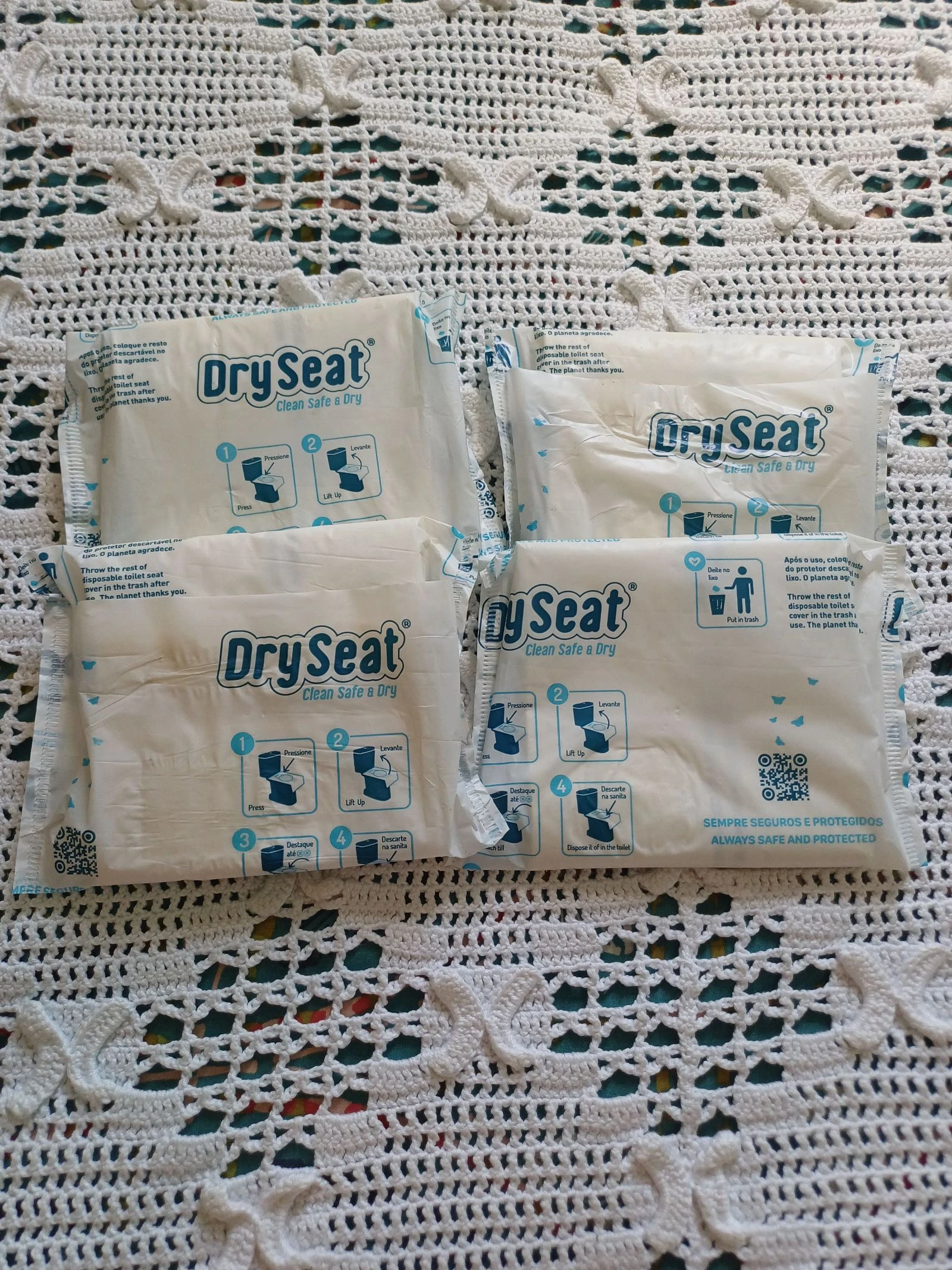 4 dryseat protetores de sanitas 